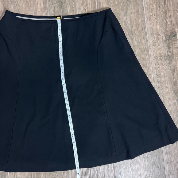 Calvin Klein Skirt Swing Size 14 Lined Business Fit Flare Black Plus Suit - Picture 13 of 13